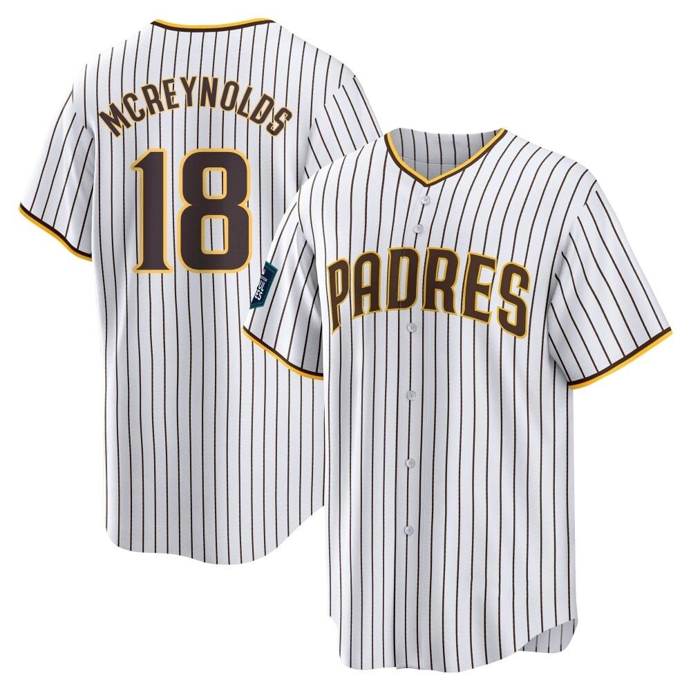 Replica Kevin Mcreynolds Men's San Diego Padres White 2024 World Tour Seoul Series Home Jersey Replica Kevin Mcreynolds Men's San Diego Padres White 2024 World Tour Seoul Series Home Jersey