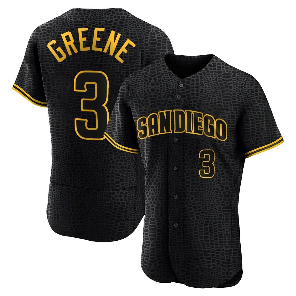 Authentic Khalil Greene Men's San Diego Padres Green Black Snake Skin City Jersey Authentic Khalil Greene Men's San Diego Padres Green Black Snake Skin City Jersey