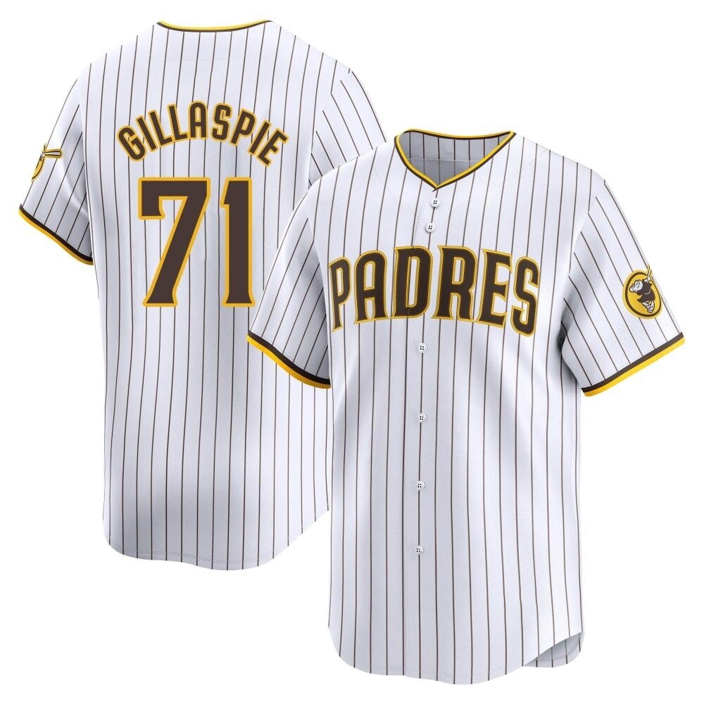 Limited Logan Gillaspie Youth San Diego Padres White Home Jersey Limited Logan Gillaspie Youth San Diego Padres White Home Jersey