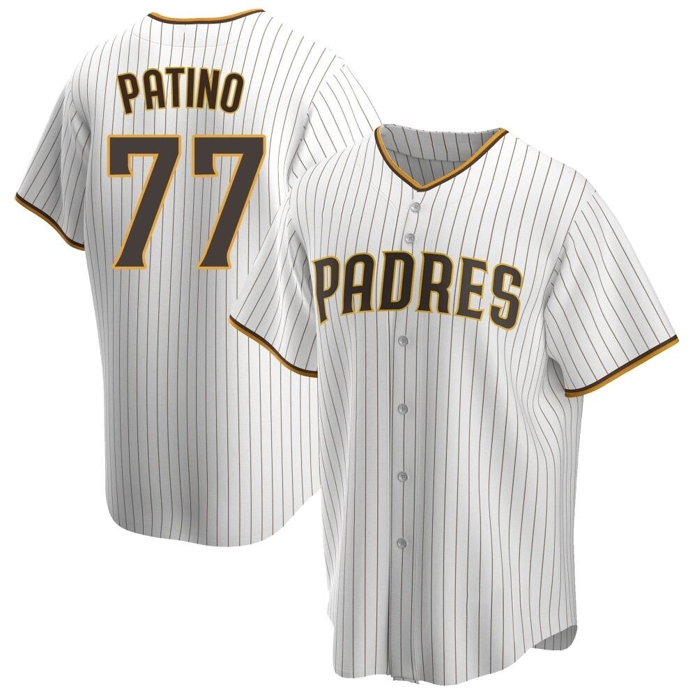 Replica Luis Patino Youth San Diego Padres White /Brown Home Jersey