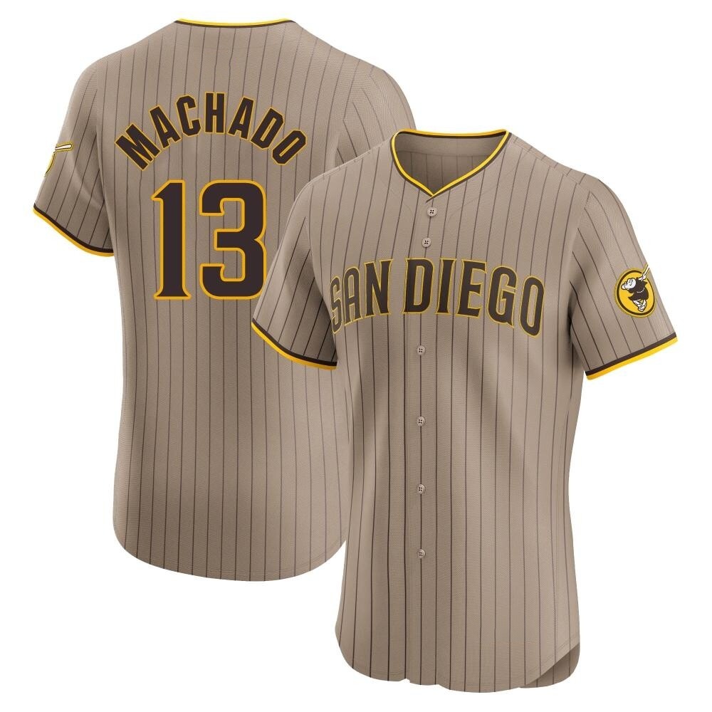 Elite Manny Machado Men's San Diego Padres Brown Alternate Jersey Elite Manny Machado Men's San Diego Padres Brown Alternate Jersey