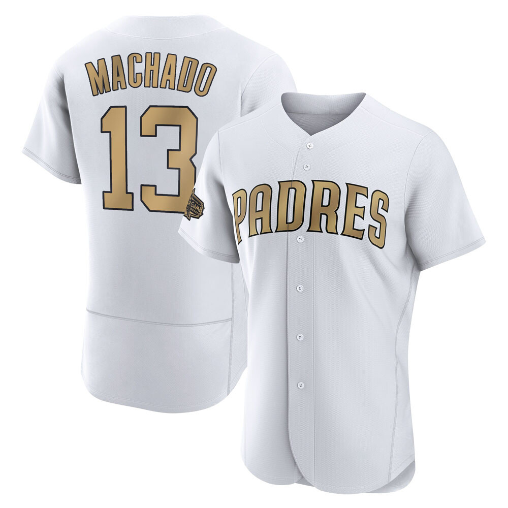 Game Manny Machado Men's San Diego Padres White Authentic 2022 All-Star Jersey Game Manny Machado Men's San Diego Padres White Authentic 2022 All-Star Jersey