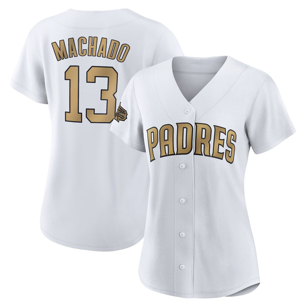 Game Manny Machado Women's San Diego Padres White Authentic 2022 All-Star Jersey