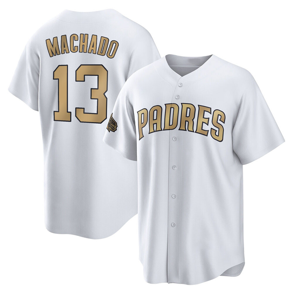 Game Manny Machado Youth San Diego Padres White Replica 2022 All-Star Jersey Game Manny Machado Youth San Diego Padres White Replica 2022 All-Star Jersey