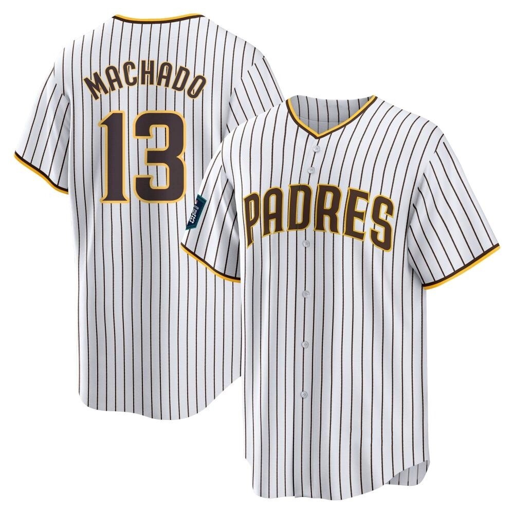 Replica Manny Machado Men's San Diego Padres White 2024 World Tour Seoul Series Home Jersey Replica Manny Machado Men's San Diego Padres White 2024 World Tour Seoul Series Home Jersey