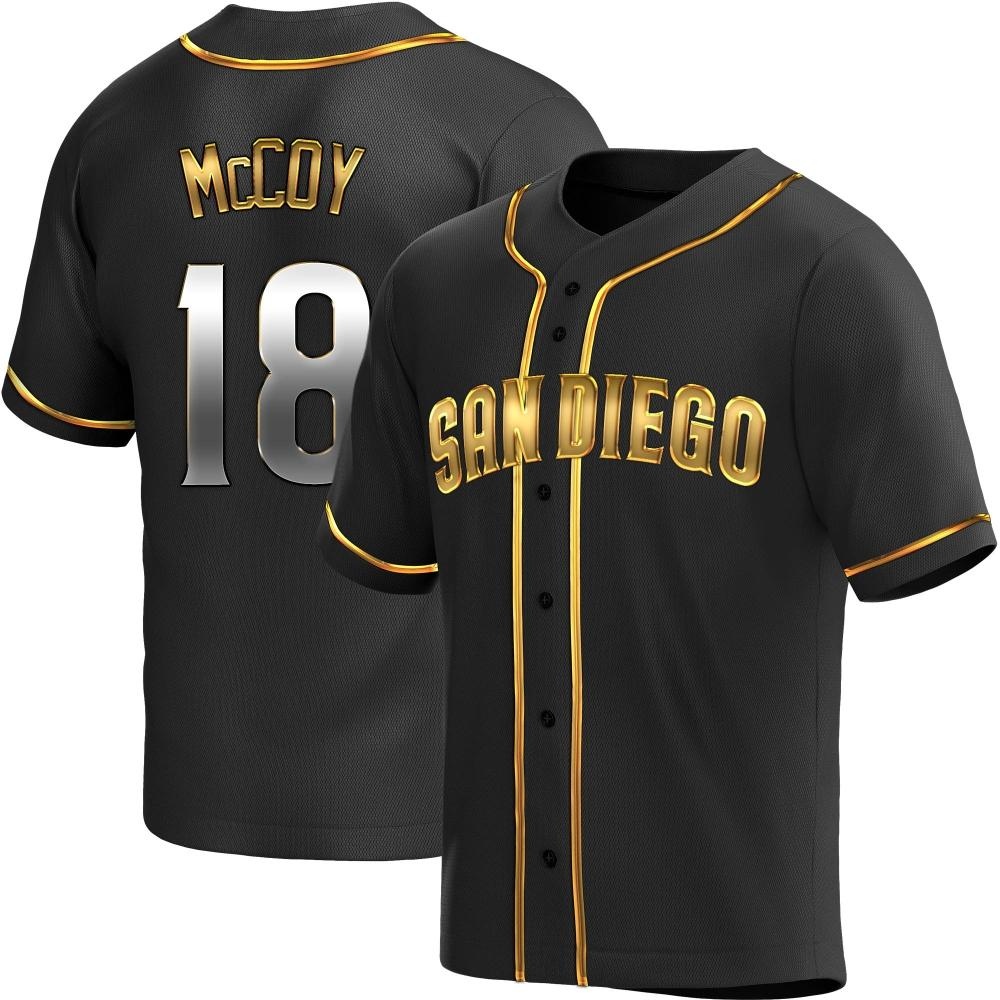 Replica Mason McCoy Youth San Diego Padres Black Golden Alternate Jersey Replica Mason McCoy Youth San Diego Padres Black Golden Alternate Jersey