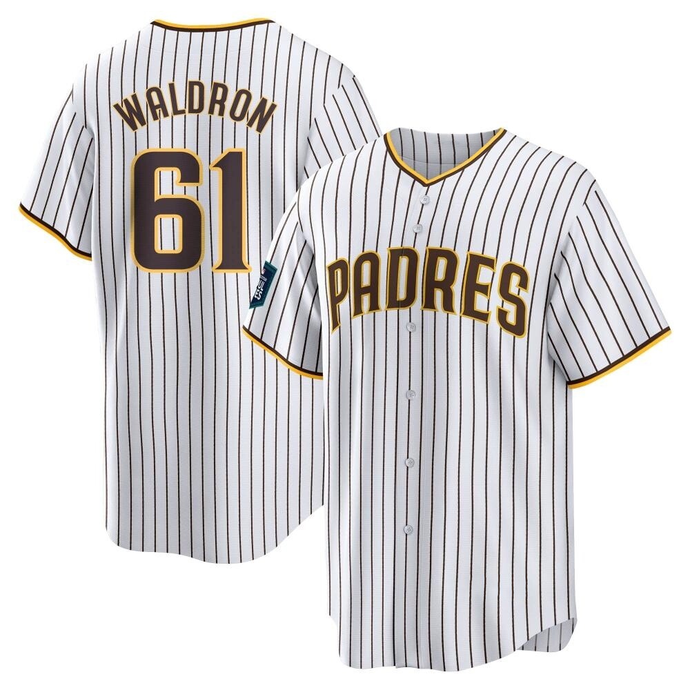 Replica Matt Waldron Men's San Diego Padres White 2024 World Tour Seoul Series Home Jersey