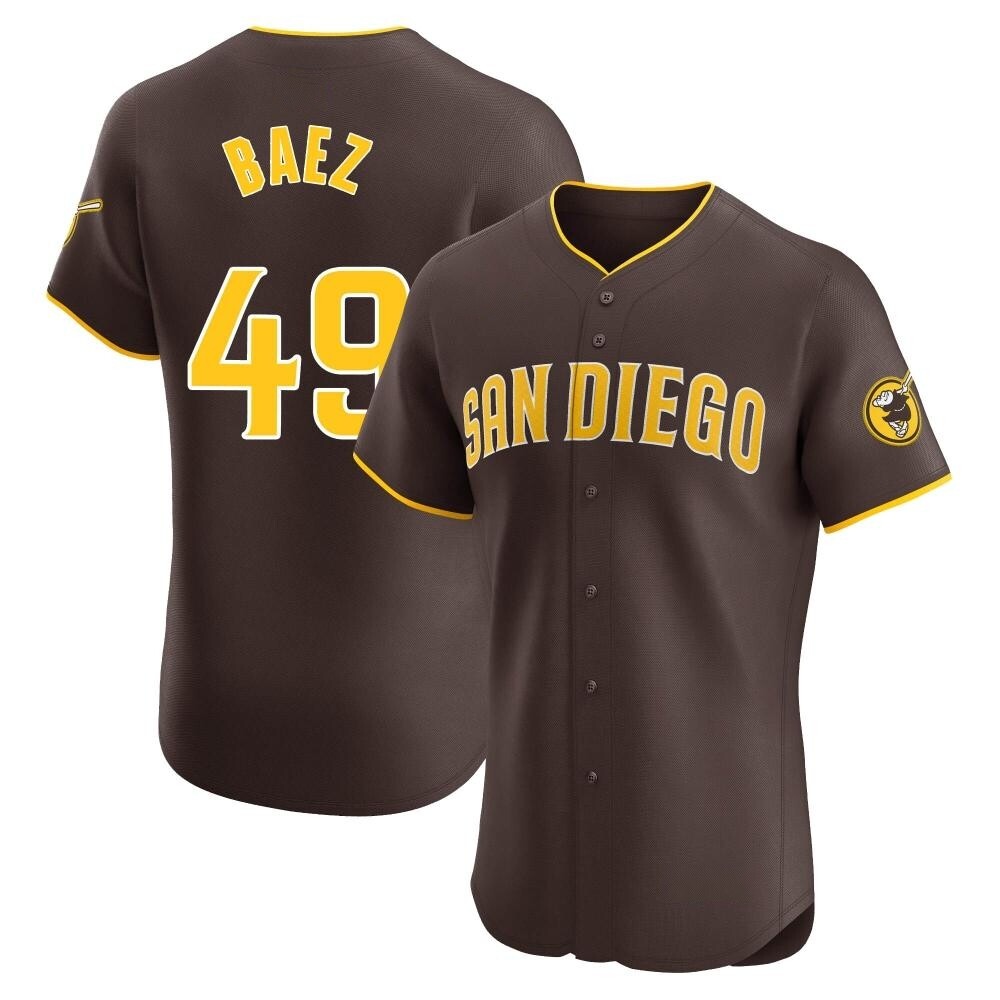 Elite Michel Baez Men's San Diego Padres Brown Road Vapor Premier Jersey Elite Michel Baez Men's San Diego Padres Brown Road Vapor Premier Jersey