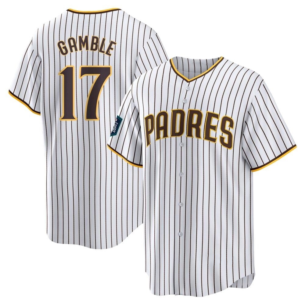 Replica Oscar Gamble Men's San Diego Padres White 2024 World Tour Seoul Series Home Jersey Replica Oscar Gamble Men's San Diego Padres White 2024 World Tour Seoul Series Home Jersey