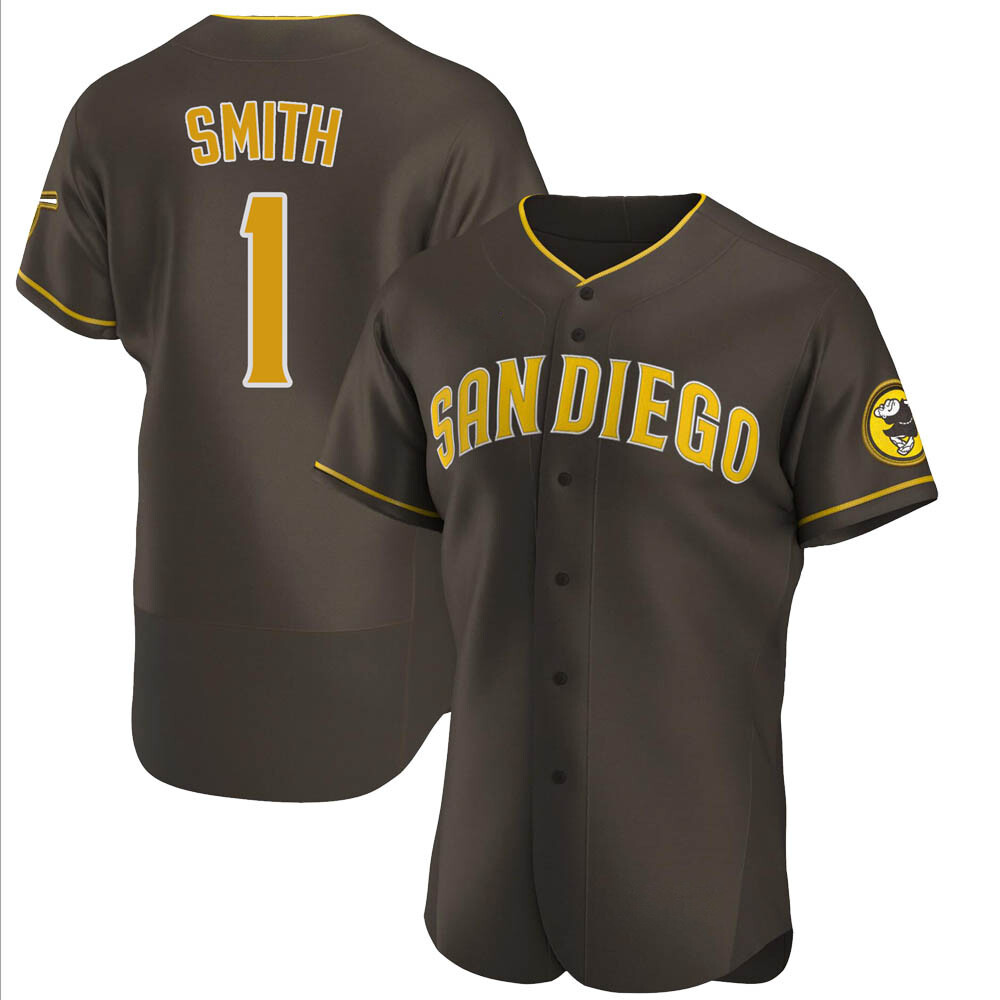 Authentic Ozzie Smith Men's San Diego Padres Brown Road Jersey Authentic Ozzie Smith Men's San Diego Padres Brown Road Jersey