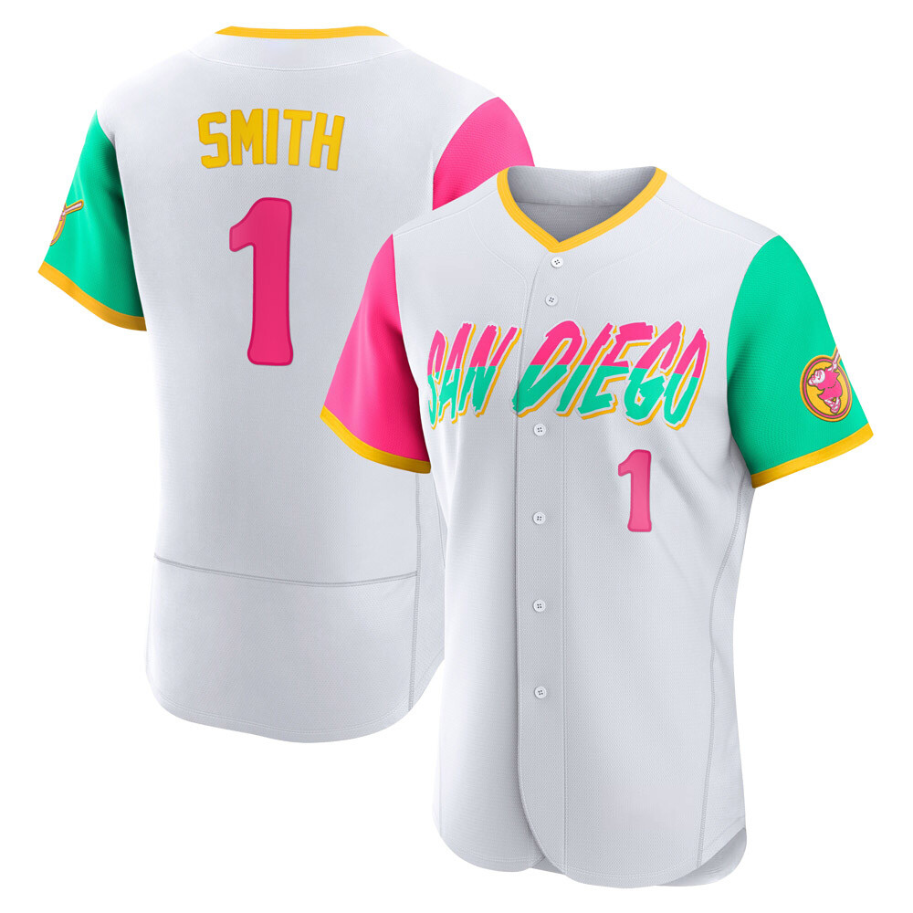 Authentic Ozzie Smith Men's San Diego Padres White 2022 City Connect Jersey Authentic Ozzie Smith Men's San Diego Padres White 2022 City Connect Jersey