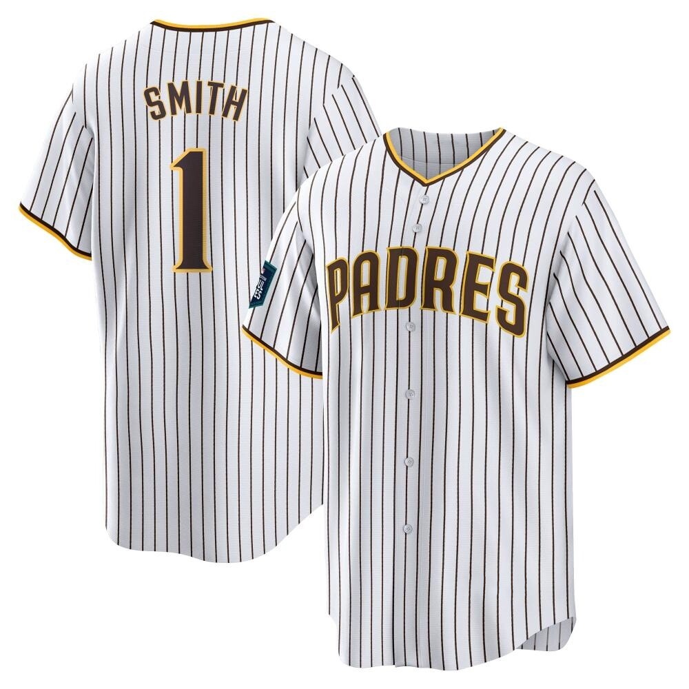 Replica Ozzie Smith Men's San Diego Padres White 2024 World Tour Seoul Series Home Jersey Replica Ozzie Smith Men's San Diego Padres White 2024 World Tour Seoul Series Home Jersey