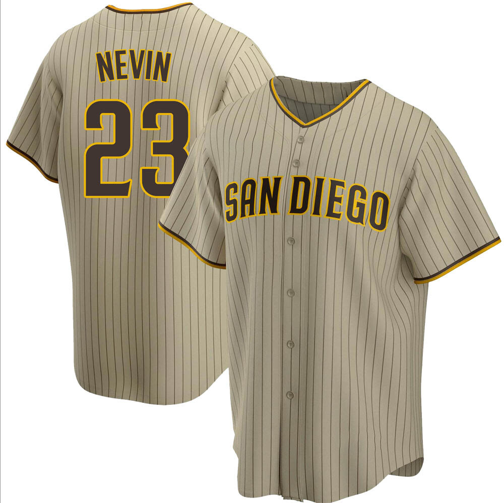Replica Phil Nevin Men's San Diego Padres Brown Sand/ Alternate Jersey Replica Phil Nevin Men's San Diego Padres Brown Sand/ Alternate Jersey