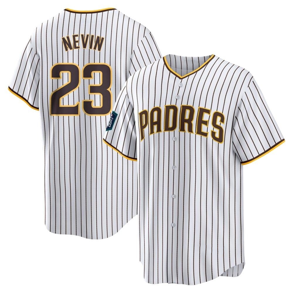 Replica Phil Nevin Men's San Diego Padres White 2024 World Tour Seoul Series Home Jersey Replica Phil Nevin Men's San Diego Padres White 2024 World Tour Seoul Series Home Jersey