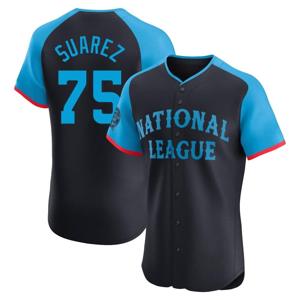 Elite Robert Suarez Men's San Diego Padres Navy National League 2024 All-Star Game Jersey Elite Robert Suarez Men's San Diego Padres Navy National League 2024 All-Star Game Jersey