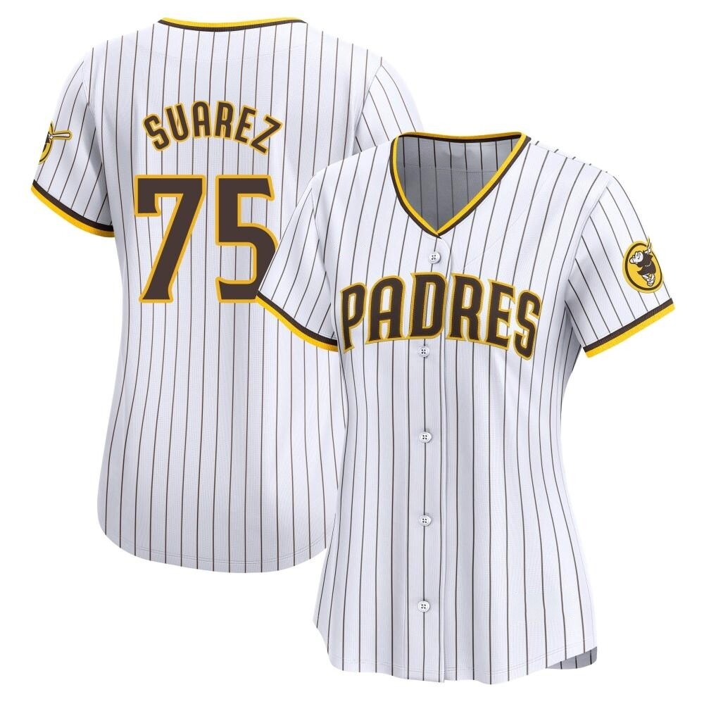 Limited Robert Suarez Women's San Diego Padres White Home Jersey