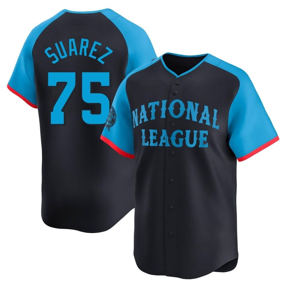 Limited Robert Suarez Youth San Diego Padres Navy National League 2024 All-Star Game Jersey Limited Robert Suarez Youth San Diego Padres Navy National League 2024 All-Star Game Jersey