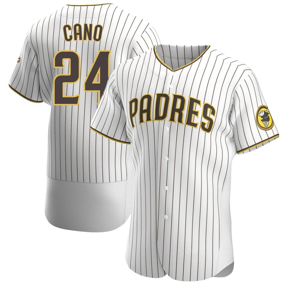 Authentic Robinson Cano Men's San Diego Padres White /Brown Home Jersey Authentic Robinson Cano Men's San Diego Padres White /Brown Home Jersey