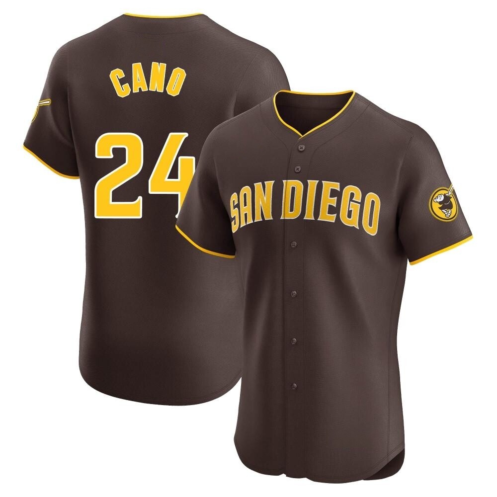 Elite Robinson Cano Men's San Diego Padres Brown Road Vapor Premier Jersey