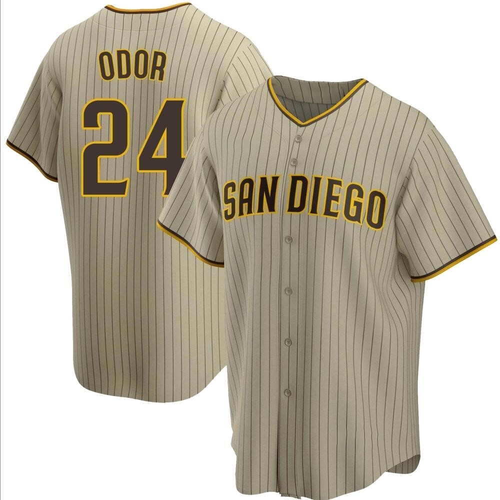 Replica Rougned Odor Men's San Diego Padres Brown Sand/ Alternate Jersey Replica Rougned Odor Men's San Diego Padres Brown Sand/ Alternate Jersey