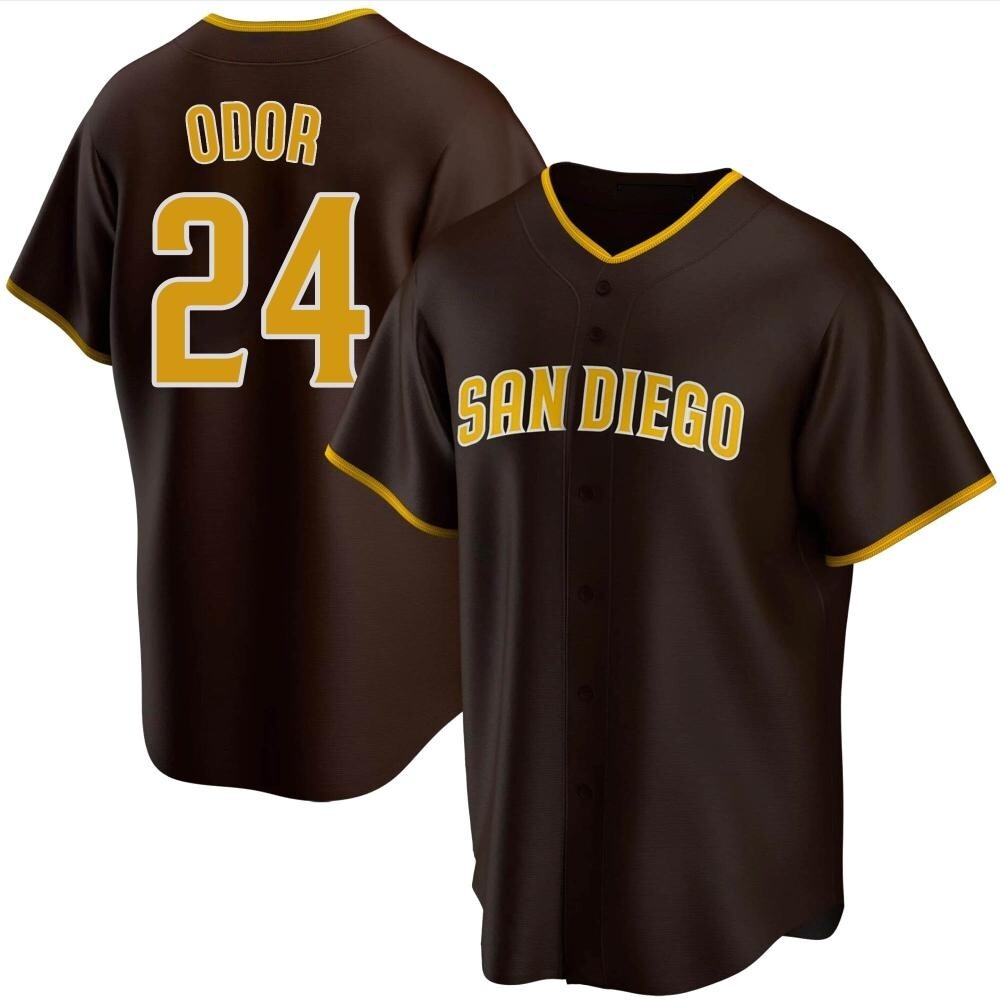 Replica Rougned Odor Youth San Diego Padres Brown Road Jersey