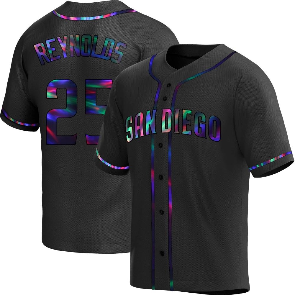 Replica Sean Reynolds Youth San Diego Padres Black Holographic Alternate Jersey Replica Sean Reynolds Youth San Diego Padres Black Holographic Alternate Jersey