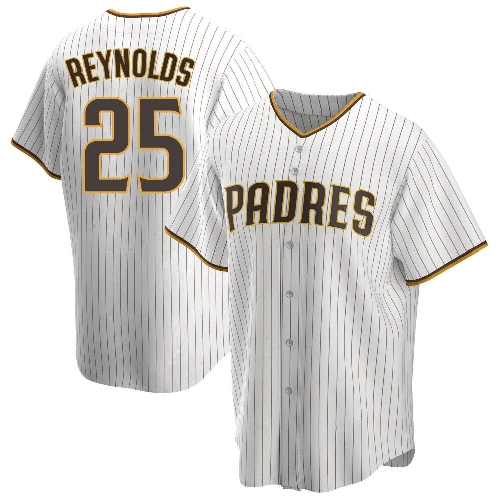 Replica Sean Reynolds Youth San Diego Padres White /Brown Home Jersey Replica Sean Reynolds Youth San Diego Padres White /Brown Home Jersey