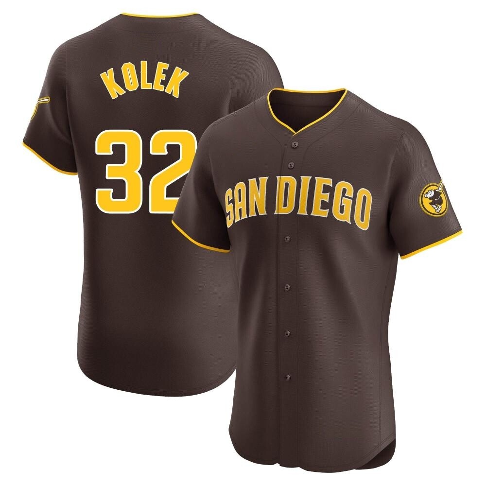 Elite Stephen Kolek Men's San Diego Padres Brown Road Vapor Premier Jersey Elite Stephen Kolek Men's San Diego Padres Brown Road Vapor Premier Jersey