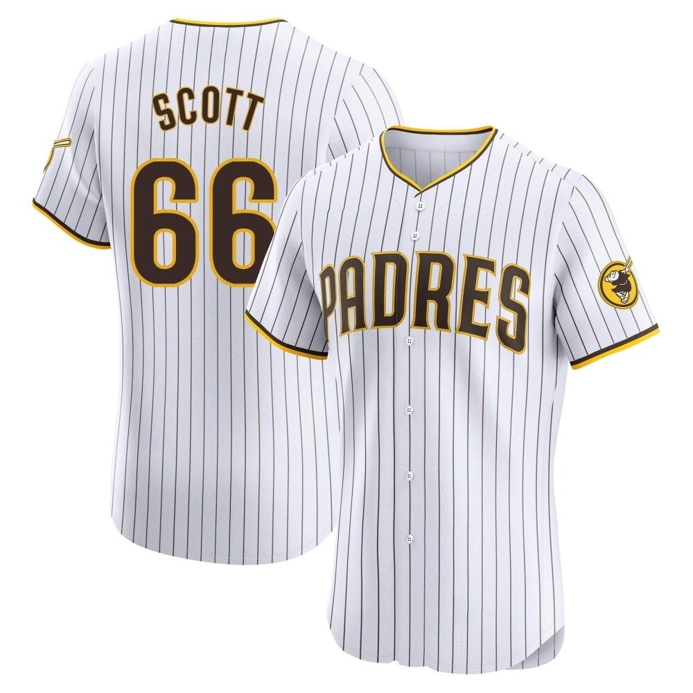 Elite Tanner Scott Men's San Diego Padres White Home Jersey