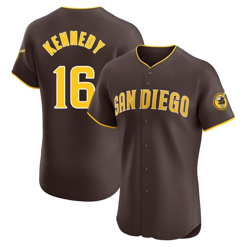 Elite Terry Kennedy Men's San Diego Padres Brown Road Vapor Premier Jersey Elite Terry Kennedy Men's San Diego Padres Brown Road Vapor Premier Jersey