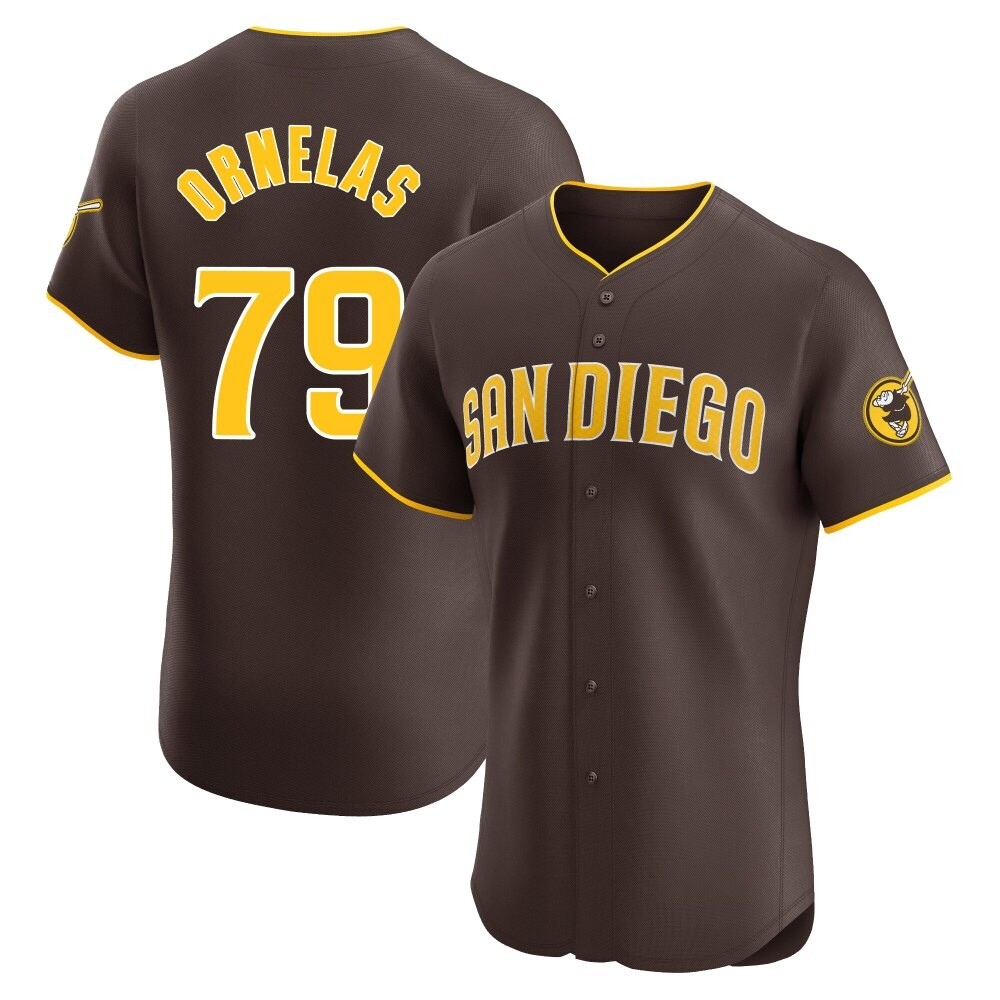 Elite Tirso Ornelas Men's San Diego Padres Brown Road Vapor Premier Jersey Elite Tirso Ornelas Men's San Diego Padres Brown Road Vapor Premier Jersey