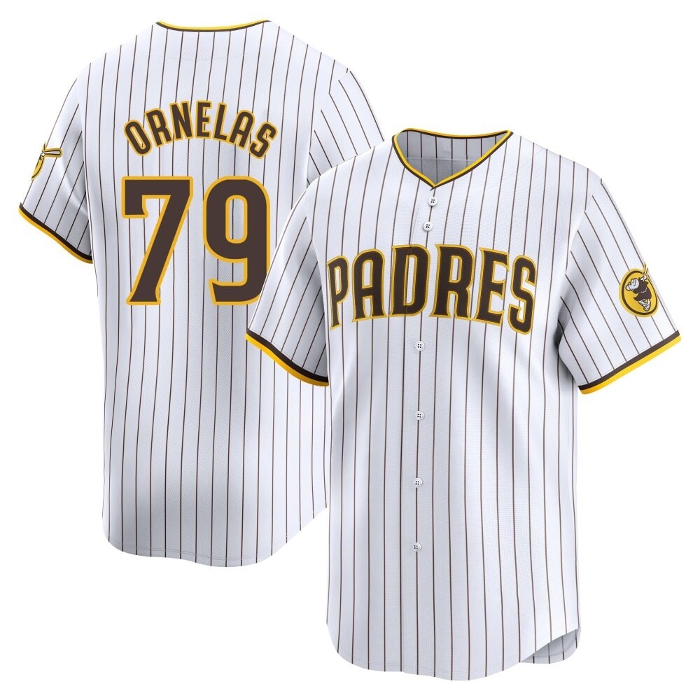 Limited Tirso Ornelas Men's San Diego Padres White Home Jersey
