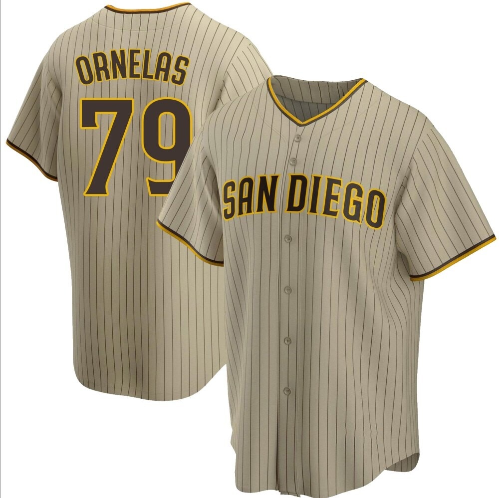 Replica Tirso Ornelas Youth San Diego Padres Brown Sand/ Alternate Jersey