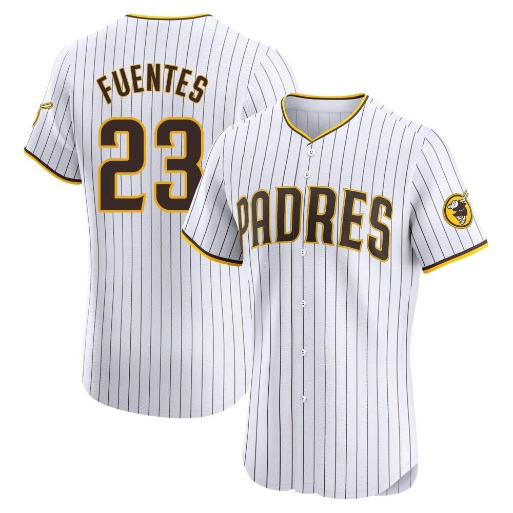 Elite Tito Fuentes Men's San Diego Padres White Home Jersey Elite Tito Fuentes Men's San Diego Padres White Home Jersey