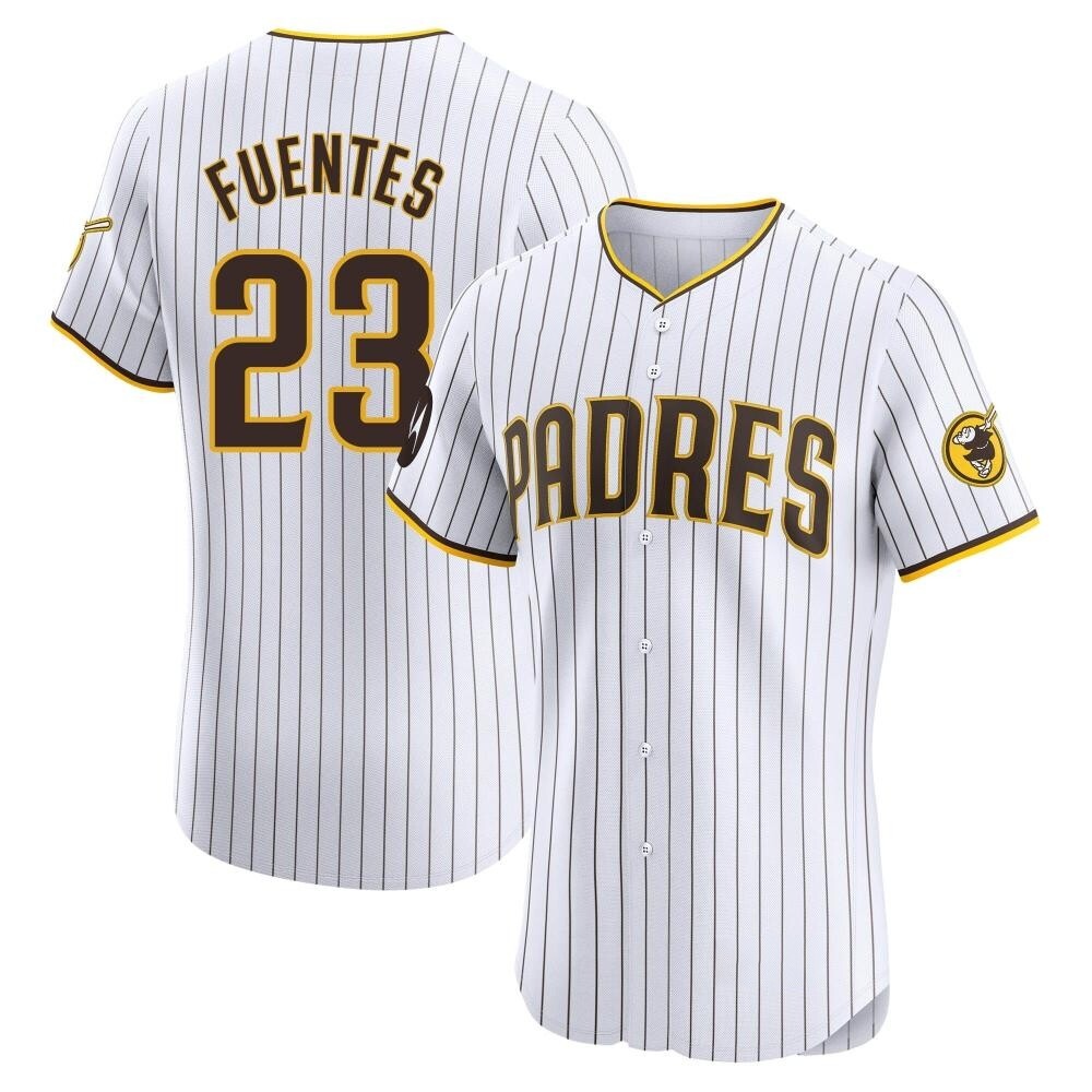 Elite Tito Fuentes Men's San Diego Padres White Home Patch Jersey Elite Tito Fuentes Men's San Diego Padres White Home Patch Jersey