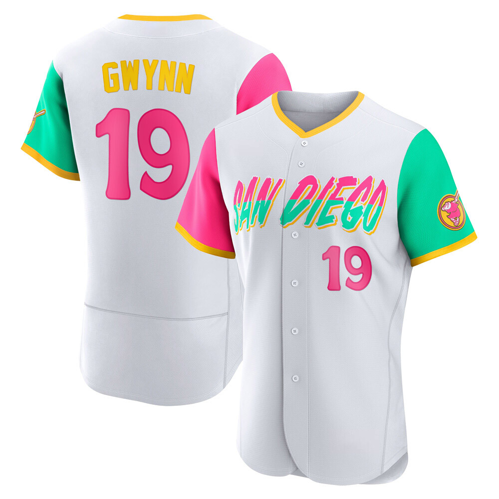 Authentic Tony Gwynn Men's San Diego Padres White 2022 City Connect Jersey Authentic Tony Gwynn Men's San Diego Padres White 2022 City Connect Jersey