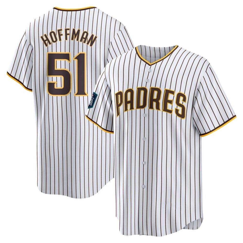 Replica Trevor Hoffman Men's San Diego Padres White 2024 World Tour Seoul Series Home Jersey Replica Trevor Hoffman Men's San Diego Padres White 2024 World Tour Seoul Series Home Jersey