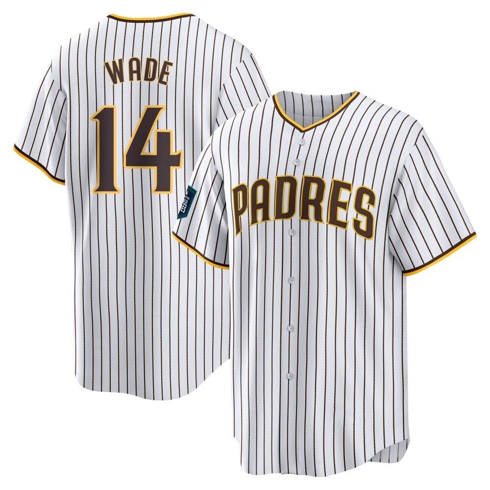 Replica Tyler Wade Men's San Diego Padres White 2024 World Tour Seoul Series Home Jersey Replica Tyler Wade Men's San Diego Padres White 2024 World Tour Seoul Series Home Jersey