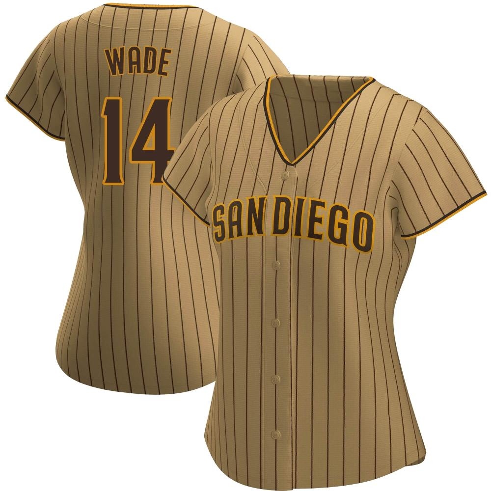 Replica Tyler Wade Women's San Diego Padres Brown Tan/ Alternate Jersey Replica Tyler Wade Women's San Diego Padres Brown Tan/ Alternate Jersey