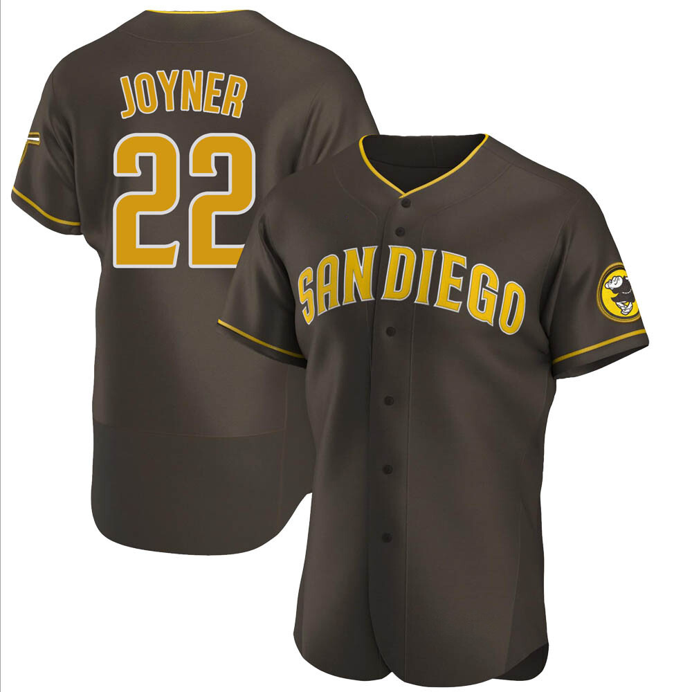 Authentic Wally Joyner Men's San Diego Padres Brown Road Jersey Authentic Wally Joyner Men's San Diego Padres Brown Road Jersey