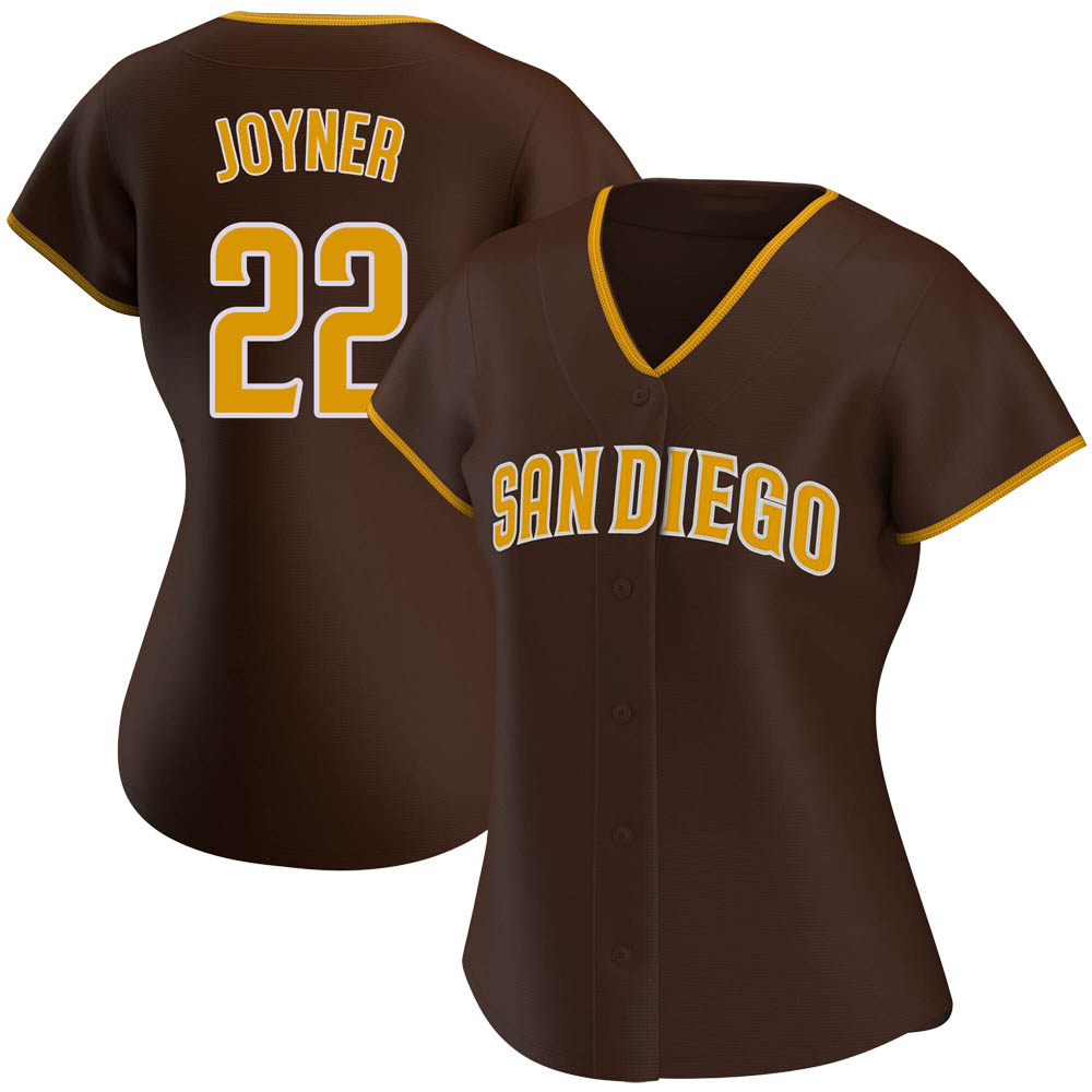 Authentic Wally Joyner Women's San Diego Padres Brown Road Jersey Authentic Wally Joyner Women's San Diego Padres Brown Road Jersey