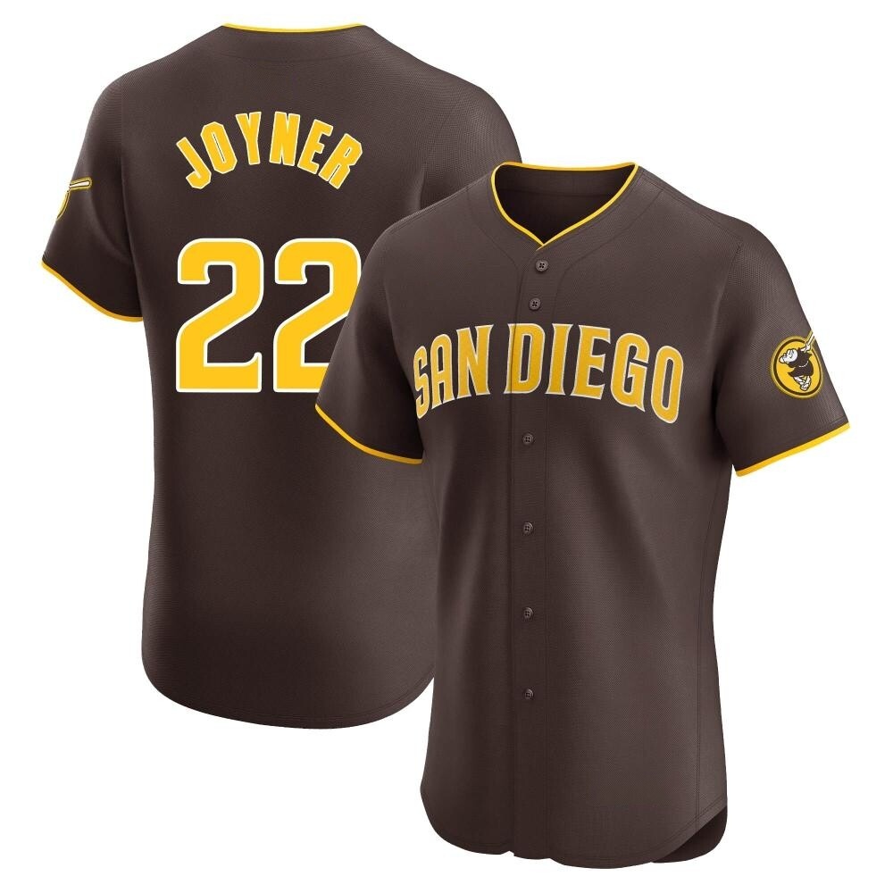 Elite Wally Joyner Men's San Diego Padres Brown Road Vapor Premier Jersey Elite Wally Joyner Men's San Diego Padres Brown Road Vapor Premier Jersey