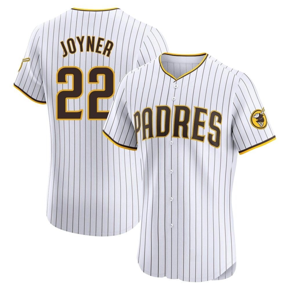 Elite Wally Joyner Men's San Diego Padres White Home Jersey Elite Wally Joyner Men's San Diego Padres White Home Jersey