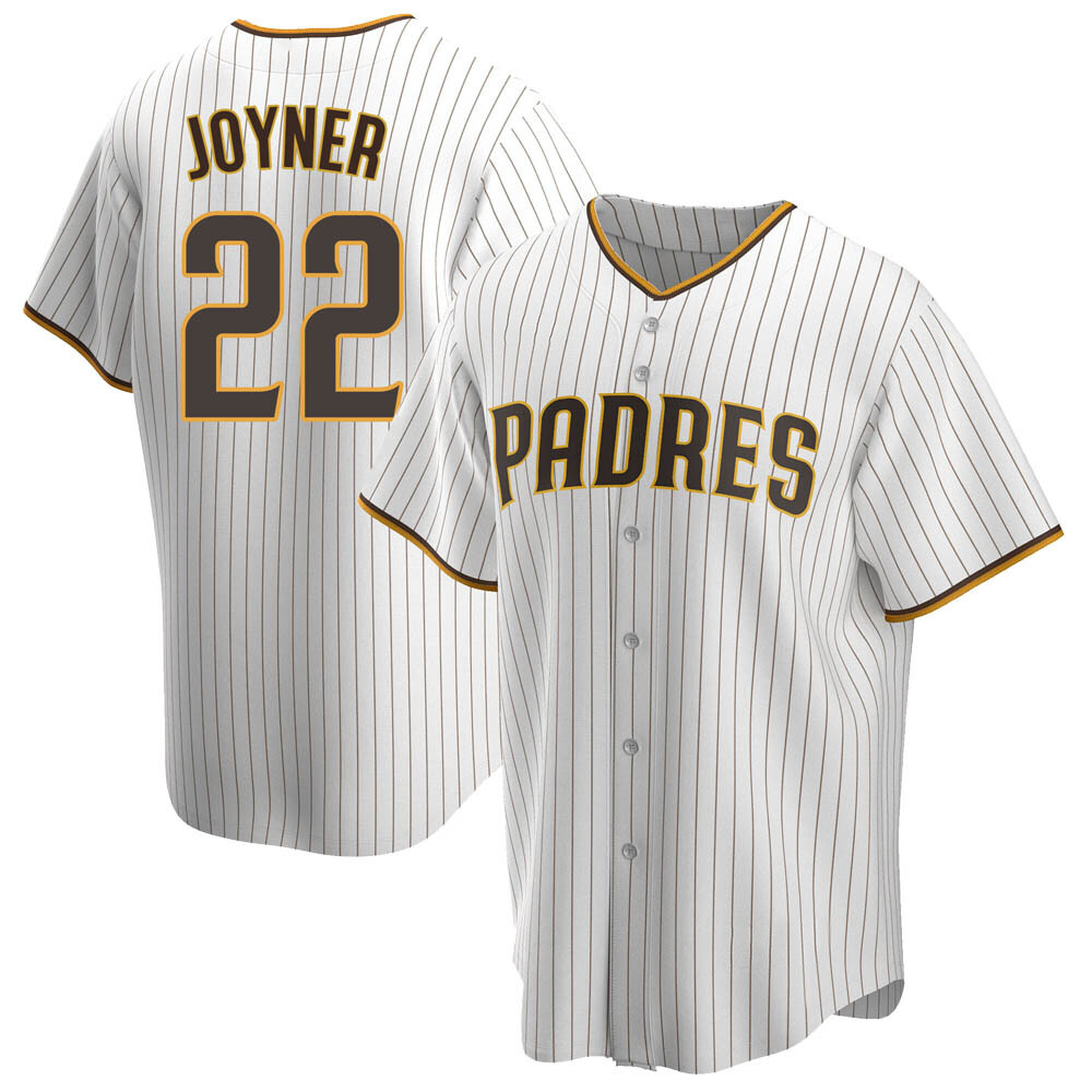 Replica Wally Joyner Men's San Diego Padres White /Brown Home Jersey Replica Wally Joyner Men's San Diego Padres White /Brown Home Jersey