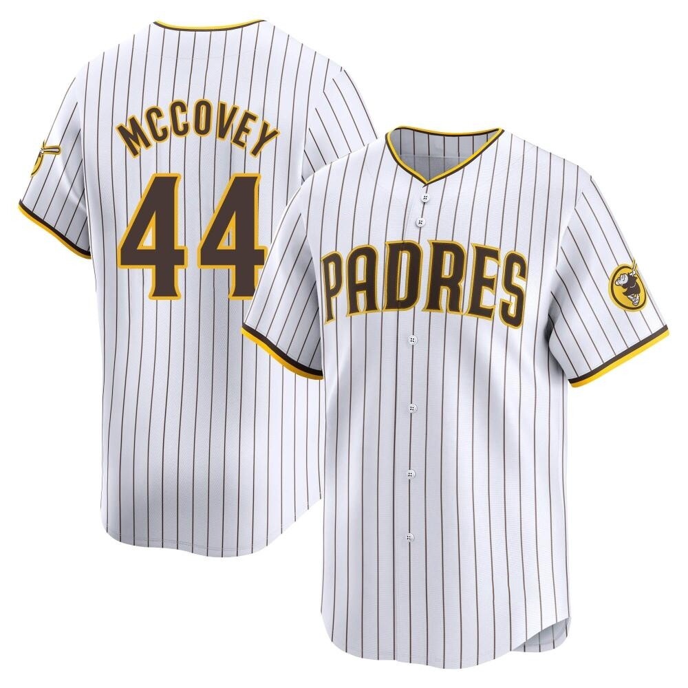 Limited Willie Mccovey Men's San Diego Padres White Home Jersey Limited Willie Mccovey Men's San Diego Padres White Home Jersey