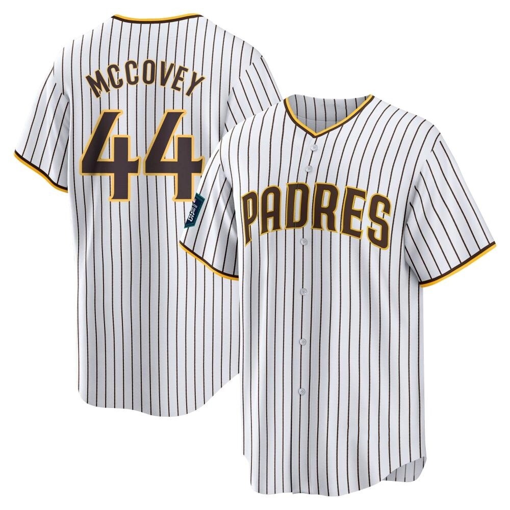 Replica Willie Mccovey Men's San Diego Padres White 2024 World Tour Seoul Series Home Jersey Replica Willie Mccovey Men's San Diego Padres White 2024 World Tour Seoul Series Home Jersey