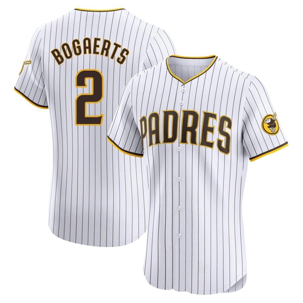 Elite Xander Bogaerts Men's San Diego Padres White Home Jersey Elite Xander Bogaerts Men's San Diego Padres White Home Jersey