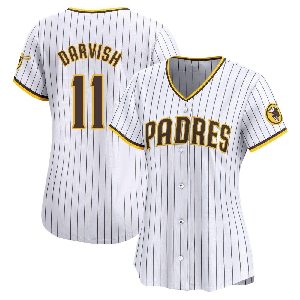 Limited Yu Darvish Women's San Diego Padres White Home Jersey Limited Yu Darvish Women's San Diego Padres White Home Jersey