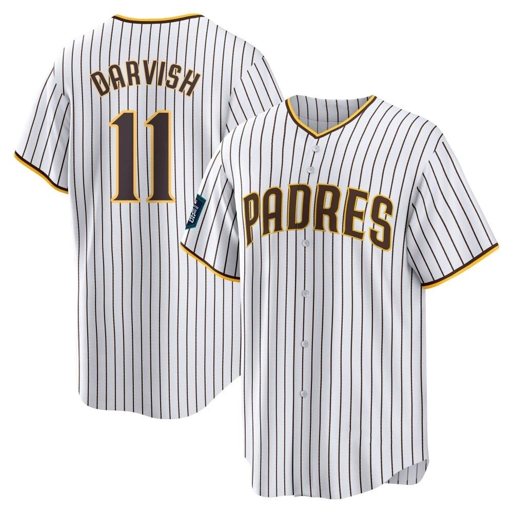 Replica Yu Darvish Men's San Diego Padres White 2024 World Tour Seoul Series Home Jersey Replica Yu Darvish Men's San Diego Padres White 2024 World Tour Seoul Series Home Jersey