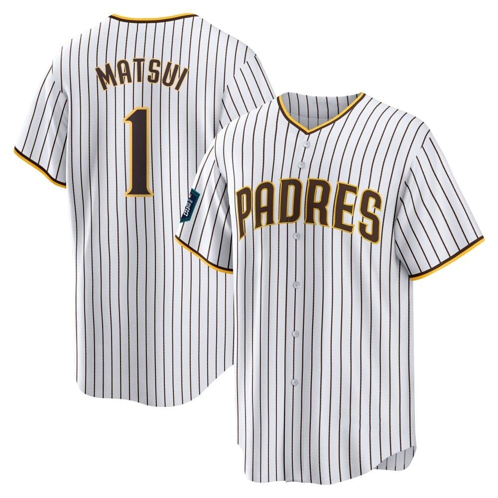 Replica Yuki Matsui Men's San Diego Padres White 2024 World Tour Seoul Series Home Jersey Replica Yuki Matsui Men's San Diego Padres White 2024 World Tour Seoul Series Home Jersey